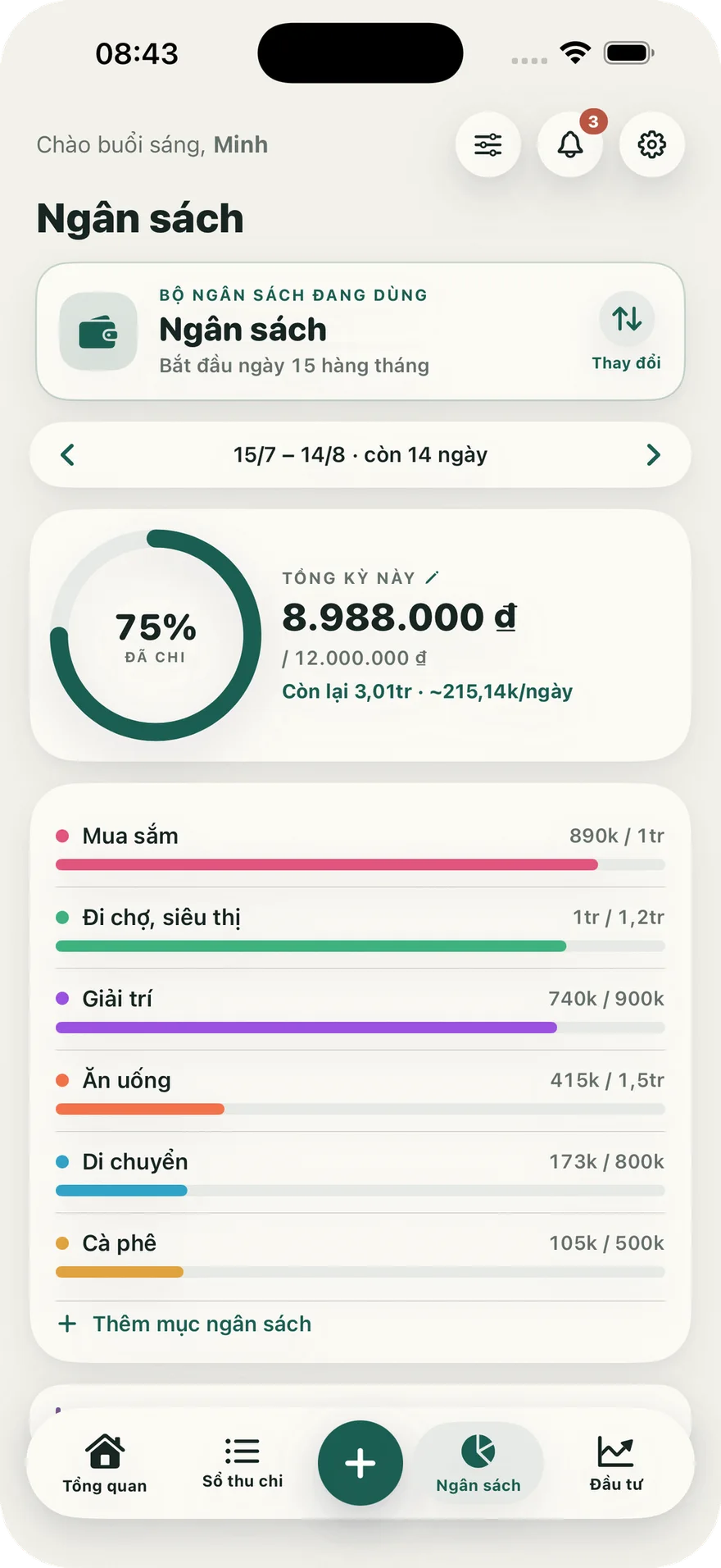 Ảnh chụp màn hình Vén Wallet